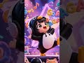 GUGU GAGA! 🐧 Chibi Penguin Dance | Cute 3D Animation #shorts