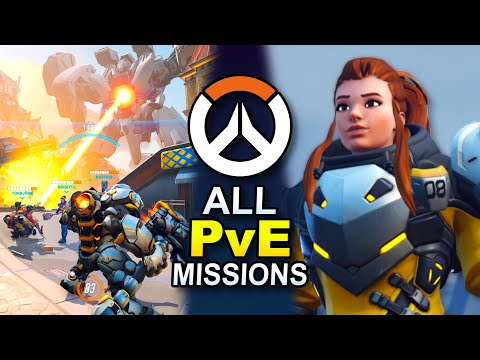 Overwatch 2 PvE - Full Playthrough - All Missions & Cutscenes!