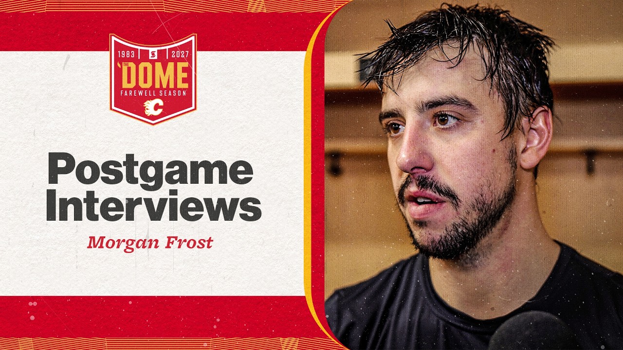Post-Game - Morgan Frost | Flames @ Kraken | 04.10.26