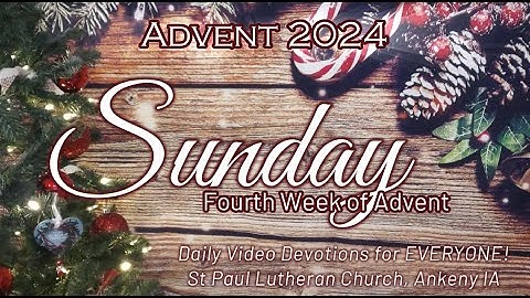 2024 SPLC Everyone - Sunday • Fourth Week of Advent