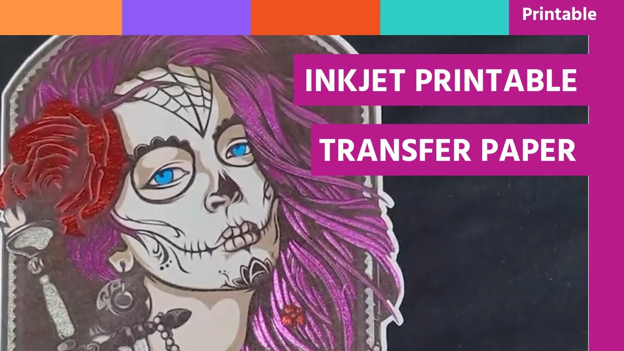 Layering HTV onto Printable Transfer Paper l Apply Printable Inkjet ...