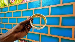 Abro tap designe !wall designe ! wall painting designe idea ! wall paining !wall painting idea #wall
