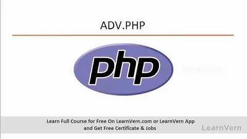 Advanced PHP Tutorial For Beginners | Learn Advanced PHP In Hindi