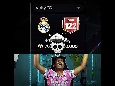 Finally I Reach 122 Ovr in FC Mobile 💀#eafc25 #eafc24 #eafcmobile #fifamobile #shorts#vishyfc