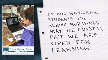 TOGETHER!  - Video Letter to Our PWCS Students