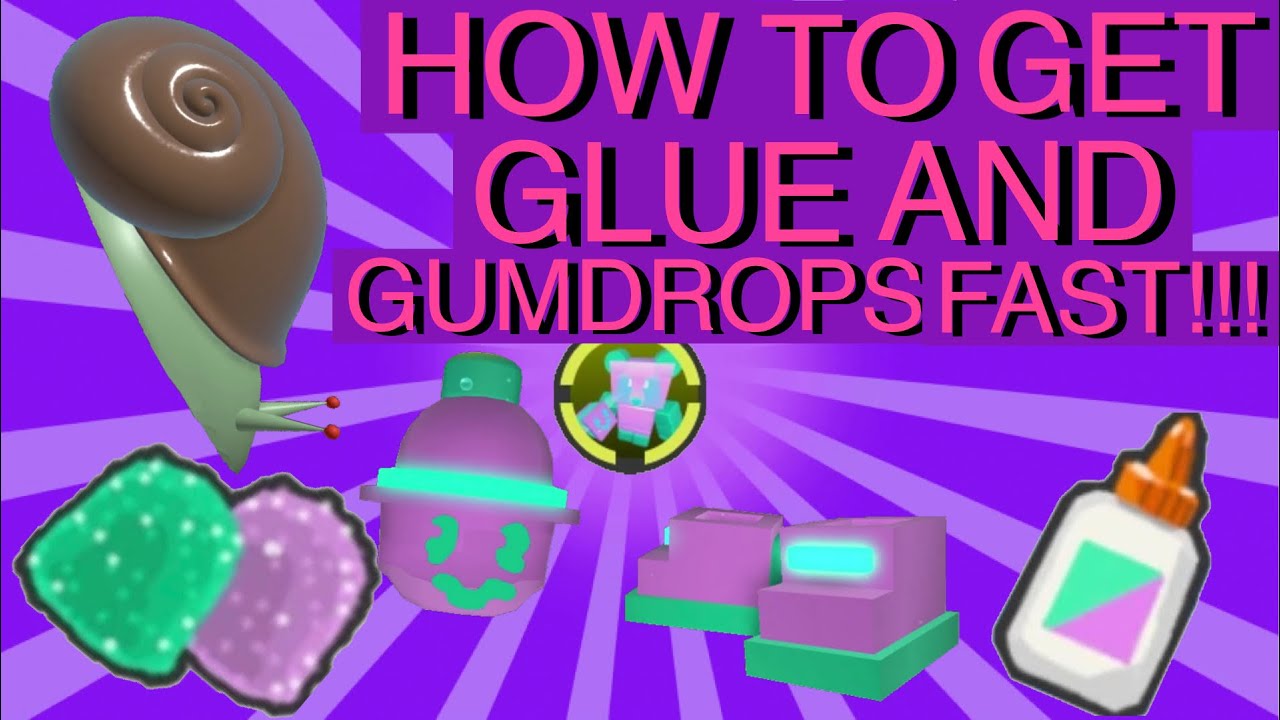 how-to-get-glue-and-gumdrops-fast-roblox-bee-swarm-simulator-youtube