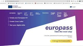 How to Create Europass CV Watch and do it by yourself