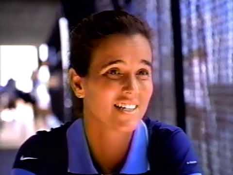 Anna Kournikova Charles Schwab TV Ad with Mary Joe Fernandez 2000