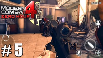 Modern Combat 4: Zero Hour - Gameplay Nvidia Shield Tablet Android HD Mission 5