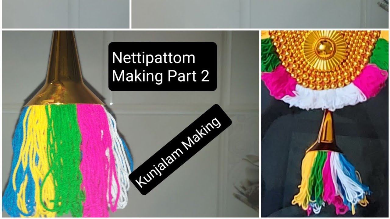# Nettipattom Making Part 2 # Kunjalam Making # Creative Ideas # Siva Arts & Crafts Academy #
