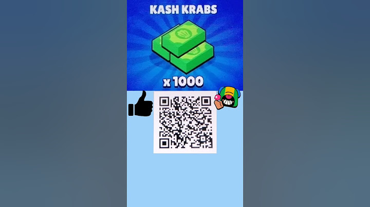 Vous allez avoir 1000  kash krabs si vous scanner se code QR promis