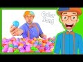 Color Songs For Kindergarten | Fun Blippi Song