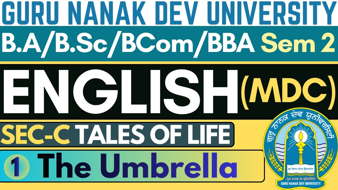 BA Sem 2 English Literature | English Literature BA Sem 2 | English Literature BA 1st Year Syllabus