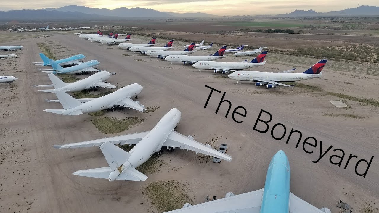 Hundreds of airliners ABANDONED in the desert!