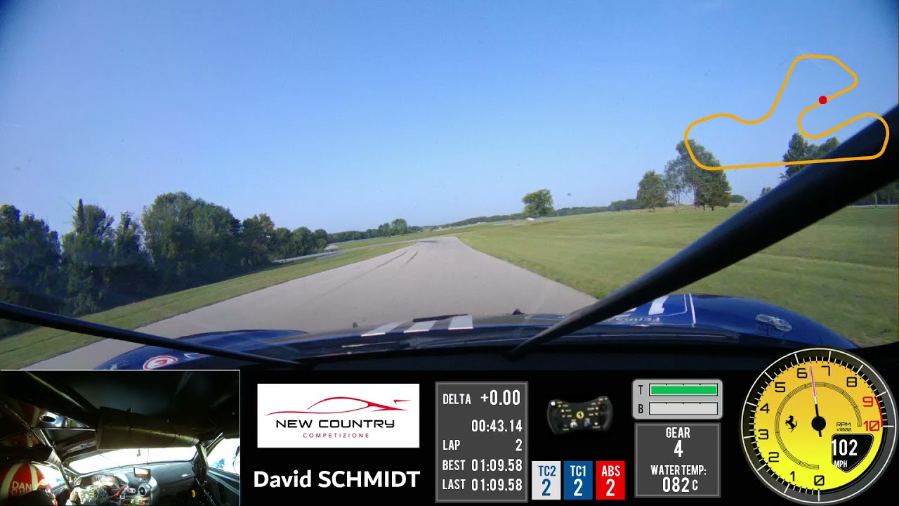 Dan Clarke Putnam Park Ferrari Challenge On-Board