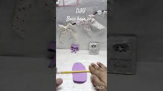 How to Make a Viral Bow HairClip #HairBowTutorial#DIYHairAccessorie#DIYCrafts#Trending#ShortsCreator