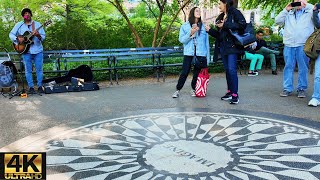 John Lennon - The Dakota to Strawberry Fields Memorial - Central Park, NYC [4K]
