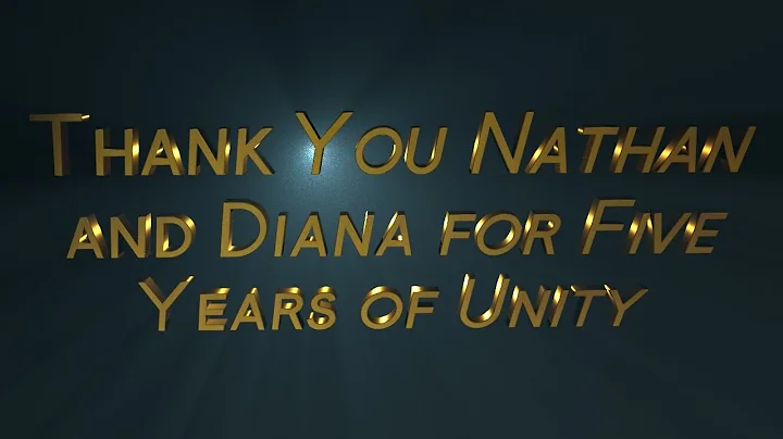 Unity Singles Group thanks Nathan and Diana