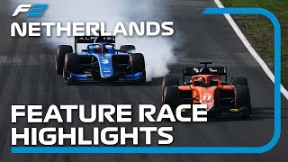 F2 Feature Race Highlights | 2022 Dutch Grand Prix