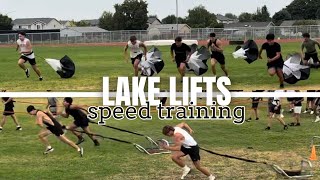 SPEED TRAINING: Sled Pulls, 40's, Parachutes, Bungee, Resistance Bands