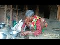 indian rural poor old man lifestyle || poor man how to cook and eat || actual village life cooking