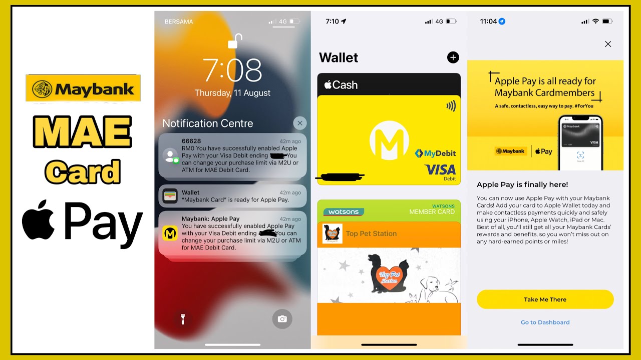 Cara Add MAE Kad di Apple Wallet ApplePay, verification code tak sampai ...