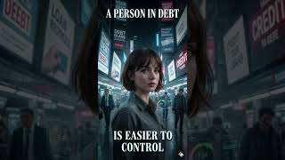 DEBT CREATESOBEDIENT PEOPLE.. READ THE CAPTION #debt #money #crypto #bitcoin #success #investing