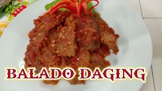 BALADO DAGING || TIPS MASAK DAGING AGAR LEMBUT DAN TIDAK BERBAU