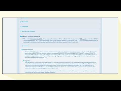 Navigating The SISAQOL IMI Webtool 