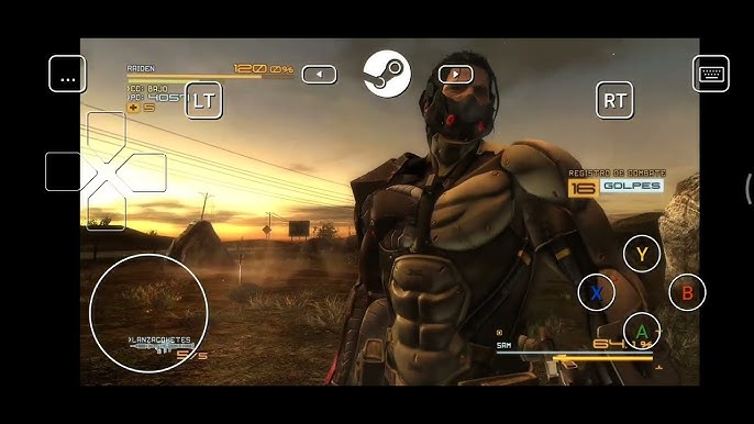 O IMPOSSÍVEL ACONTECEU !! METAL GEAR RISING REVENGEANCE RODANDO NO ANDROID  PELO EXAGEAR !! 