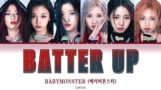 BABYMONSTER (베이비몬스터) - BATTER UP (1 HOUR LOOP) Lyrics [Color Coded Han_Rom_Eng]