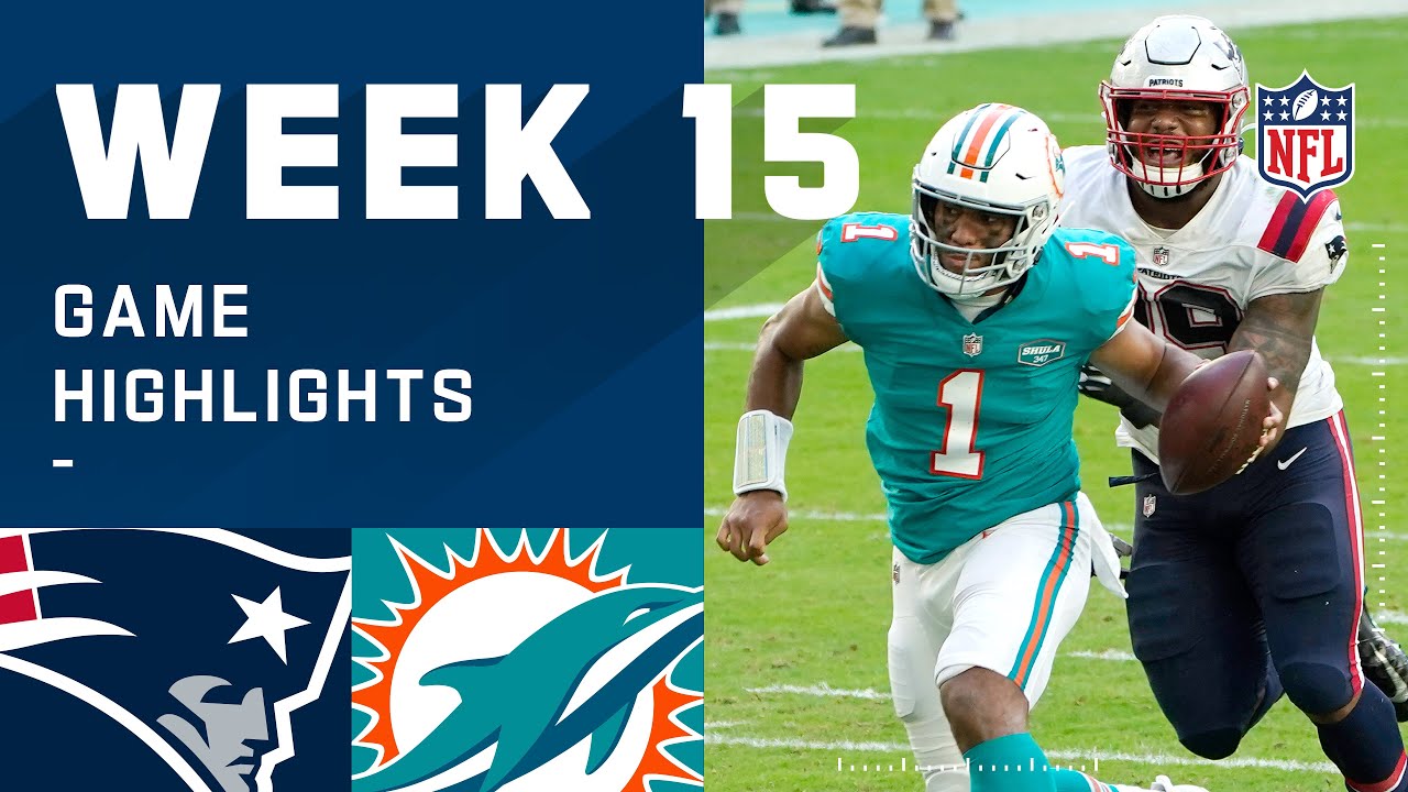 Patriots Vs Dolphins Week 15 Highlights Nfl 2020 Youtube