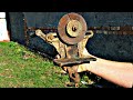 Old Rusty Hand Cranked Grinder  Restoration