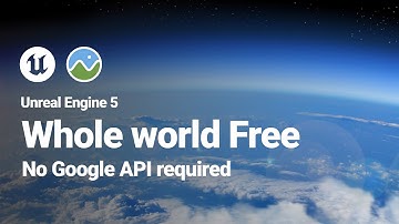 How to Make the Whole World in Unreal Engine | Cesium Plugin Tutorial | UE 5 Beginners Tutorials