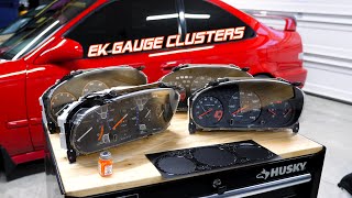 3 Obtainable Cluster Swaps for Ek Honda Civics | USDM 9600 Gauges