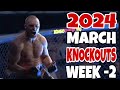Mma  boxing knockouts i march 2024 week 2