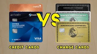 Credit Cards VS Charge Cards: Pros and cons