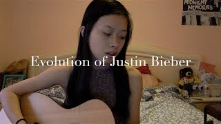 Evolution of Justin Bieber