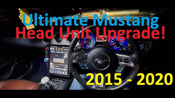 Linkswell Tesla-Style Android Head Unit for Ford Mustang 2015-2020 - Android Auto and Apple Carplay