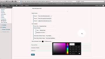 Changing Colors In WP-Demon Wordpress Plugin