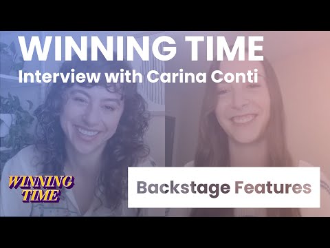 Winning Time Interview with Carina Conti | Backstage Features with Gracie Lowes