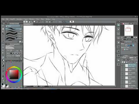 Cara Menggambar Anime Boy Digital SPEEDPAINT YouTube