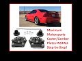 Stepbystep how to install castercamber plates ford mustang maximum motorsports cc plates