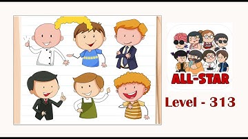 Brain test all star level 313 Find the one who hides a secret.