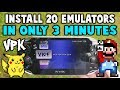 This VPK Installs 20 Emulators In 3 Minutes!