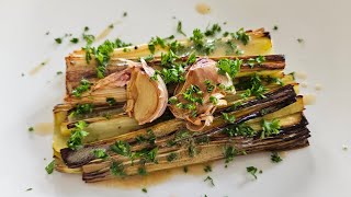 Episode 12 - Baked and Pan Roasted Leek with a French Vinaigrette