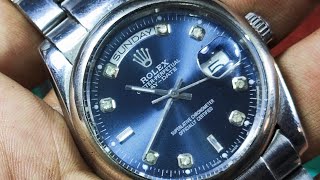 Overhaul jam Rolex president oyster perpetual / servis jam tangan matic indostraps cikarang