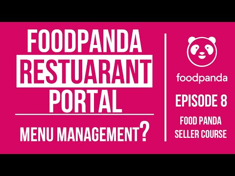 Menu Management | Foodpanda Restaurant Portal | How to manage menu in restaurant portal?