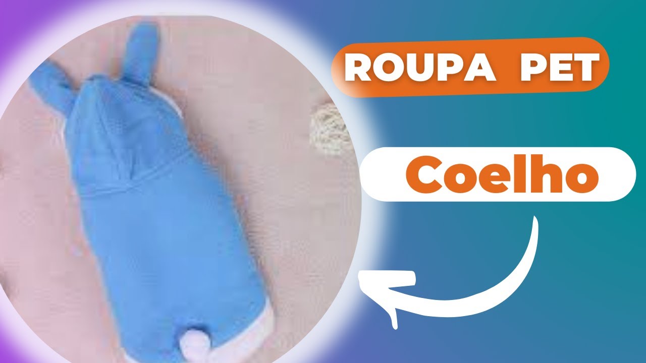 Blusa Pet Coelho(Como Fazer)