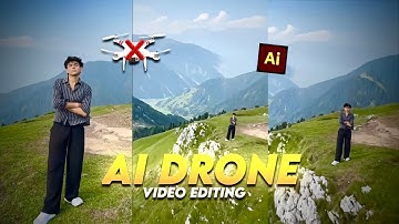 Instagram Trending Ai Drone Shot Video Editing Tutorial || Free Tutorial🤯